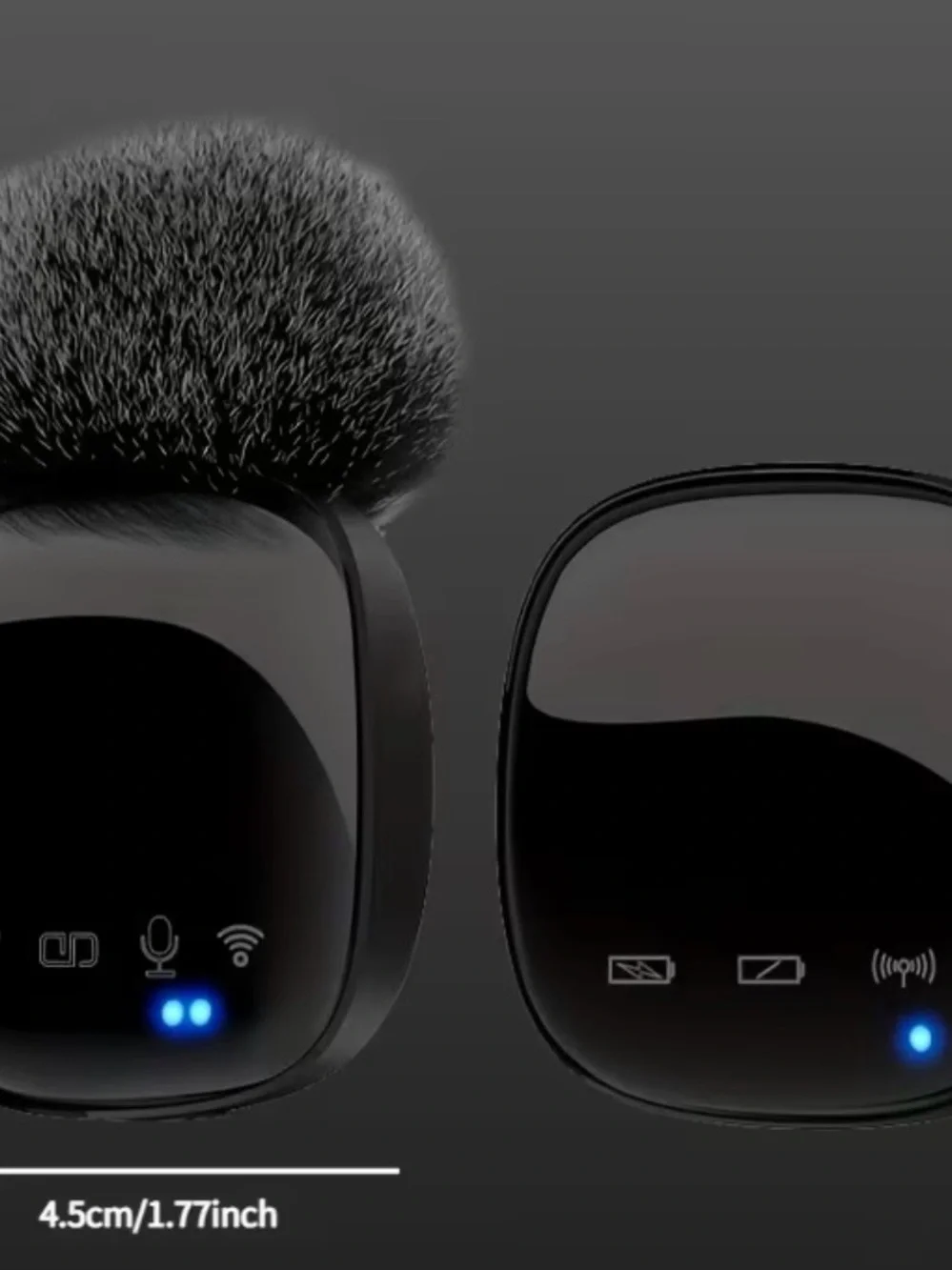 Unique Portable Microphone, for iOS Wireless Lapel Mic lightning ⚡️ plug input